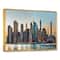 Designart - New York City Skyline - Photography Framed Canvas Art Print